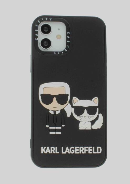 Apple iPhone 11 Kabartmalı Kılıf Karl Lagerfeld - 2