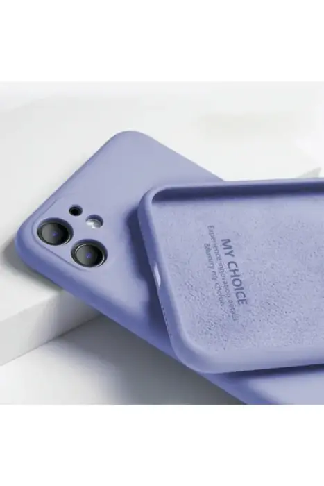 Apple iPhone 11 Kamera Korumalı Lila Lansman Kılıf - 1