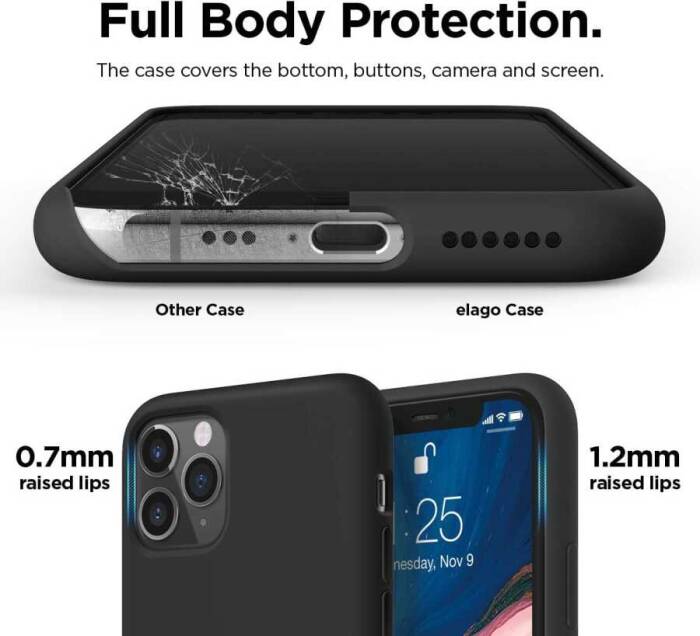 Apple iPhone 11 Pro Siyah Lansman Kılıf - 5