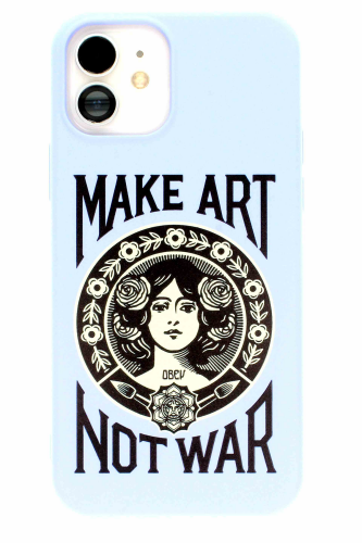 Apple iPhone 12 Lila Baskılı Kılıf Make Art - 2