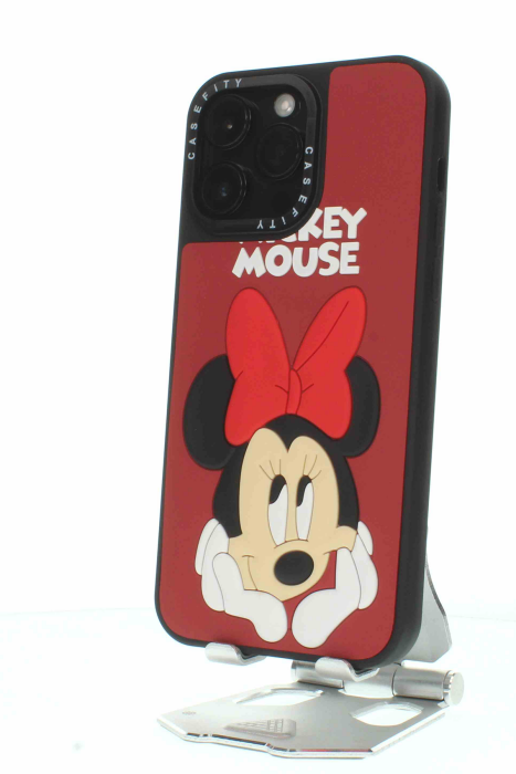 Apple iPhone 12 Pro Kabartmalı Micky Mouse Kılıf - 8