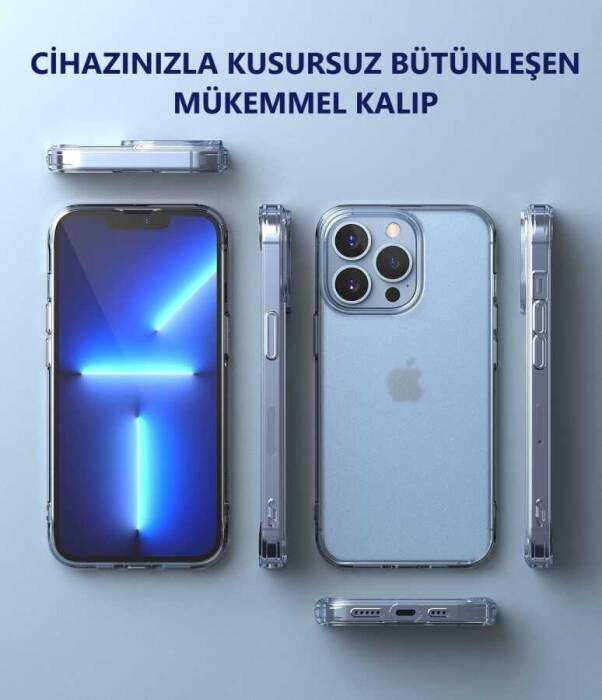 Apple iPhone 12 Pro Max Sert Şeffaf Kılıf - 2