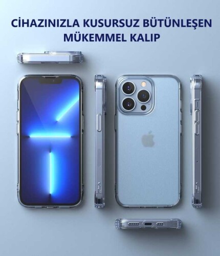 Apple iPhone 13 Pro Max Sert Şeffaf Kılıf - 2