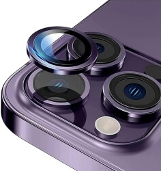 Apple iPhone 14 Pro Max Safir Lens Koruma Deep Purple - 2