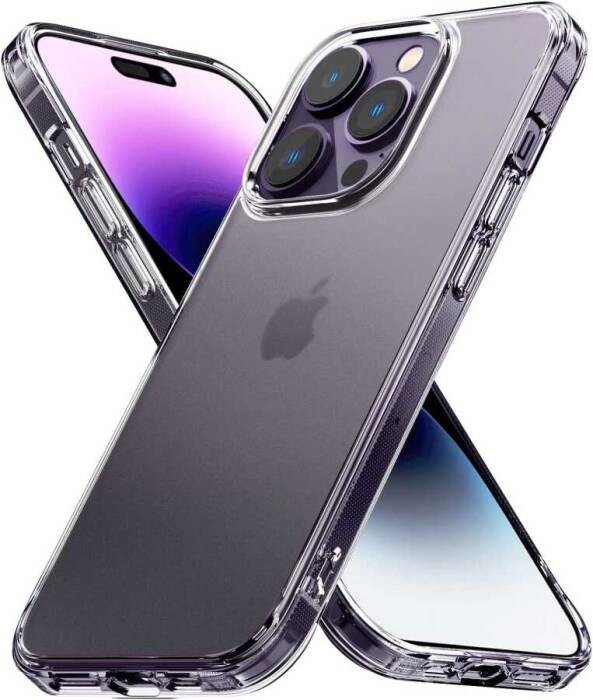 Apple iPhone 14 Pro Sert Şeffaf Kılıf - 1