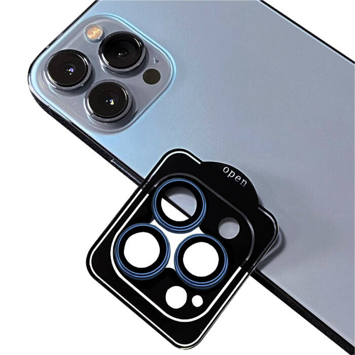 Apple iPhone 15 Pro Max Zore CL-11 Safir Parmak İzi Bırakmayan Anti-Reflective Kamera Lens Koruyucu - 5