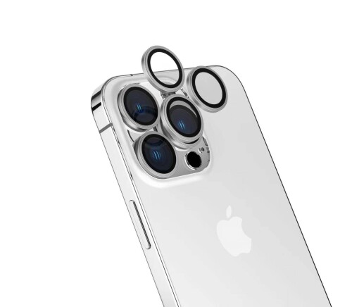 Apple iPhone 15 Pro Max Zore CL-15 Parmak İzi Bırakmayan Anti-Reflective Kamera Lens Koruyucu - 3