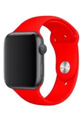 Apple Watch 3 Series (38mm) Kırmızı Spor Kordon - 1