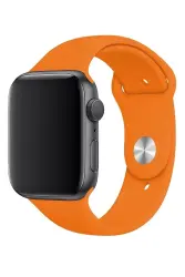 Apple Watch 3 Series (42mm) Turuncu Spor Kordon 