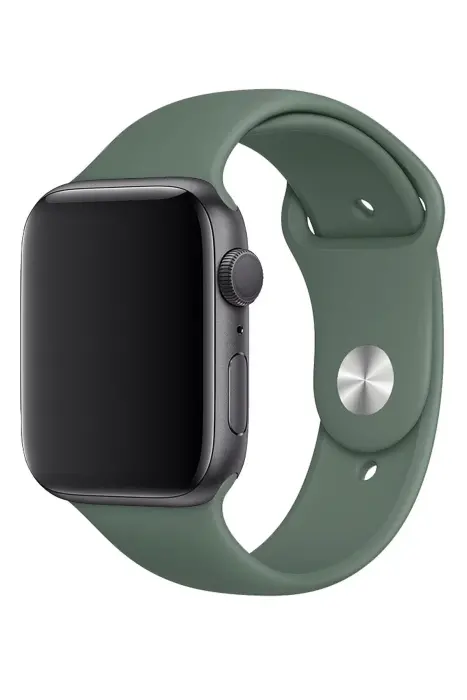 Apple Watch 7 Series (45mm) Haki Spor Kordon - 1