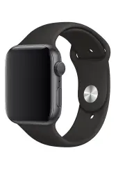 Apple Watch SE 1. ve 2.Nesil (40mm) Siyah Spor Kordon 