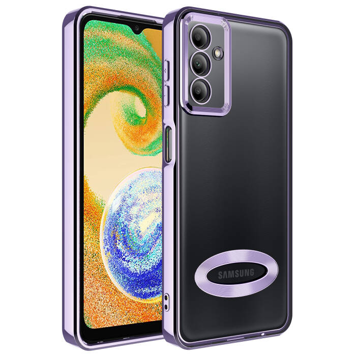 Galaxy A04S Kılıf Kamera Korumalı Logo Gösteren Zore Omega Kapak - 1