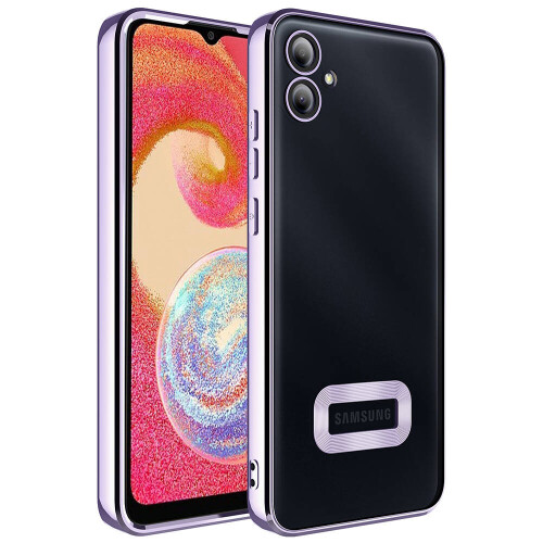 Galaxy A05 Kılıf Kamera Korumalı Logo Gösteren Zore Omega Kapak - 7