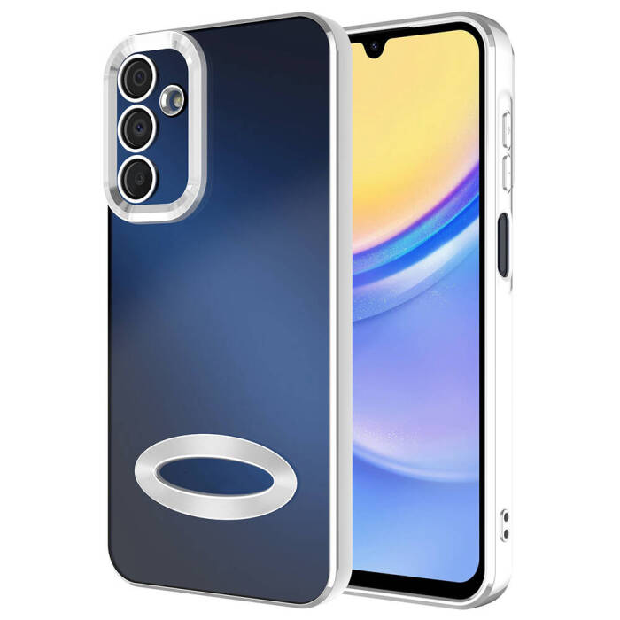 Galaxy A15 Kılıf Kamera Korumalı Logo Gösteren Zore Omega Kapak - 2