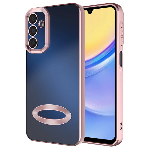 Galaxy A15 Kılıf Kamera Korumalı Logo Gösteren Zore Omega Kapak - 3