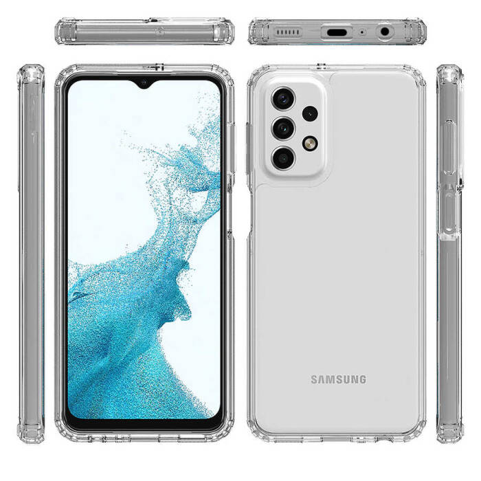 Galaxy A23 Kılıf Zore 2mm Anti Shock Silikon - 1