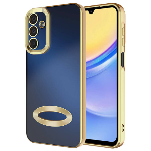 Galaxy A25 Kılıf Kamera Korumalı Logo Gösteren Zore Omega Kapak - 1