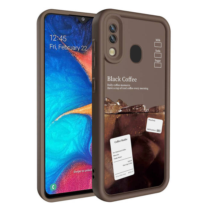 Galaxy A30 Kılıf Kamera Korumalı Baskılı Arka Yüzey Zore Klas Kapak - 1