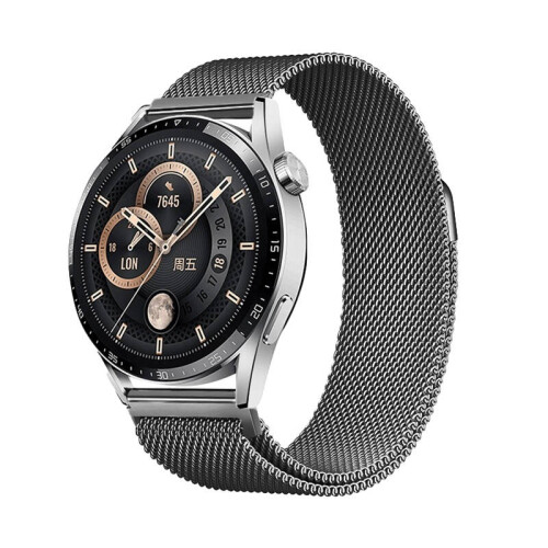 Galaxy Watch Active 2 44mm Zore Band-12 20mm Metal Hasır Kordon - 1