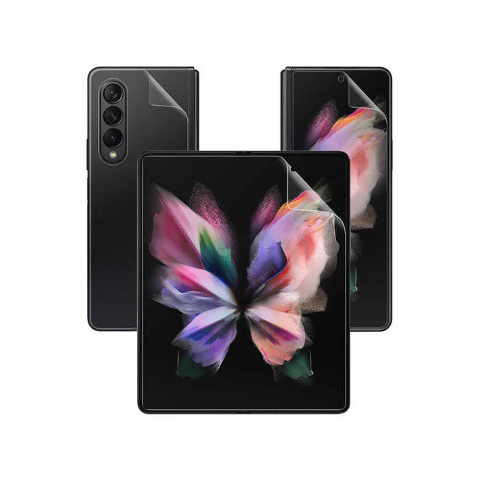 Galaxy Z Fold 4 Zore Narr Tpu Ön Arka Body Ekran Koruyucu - 1