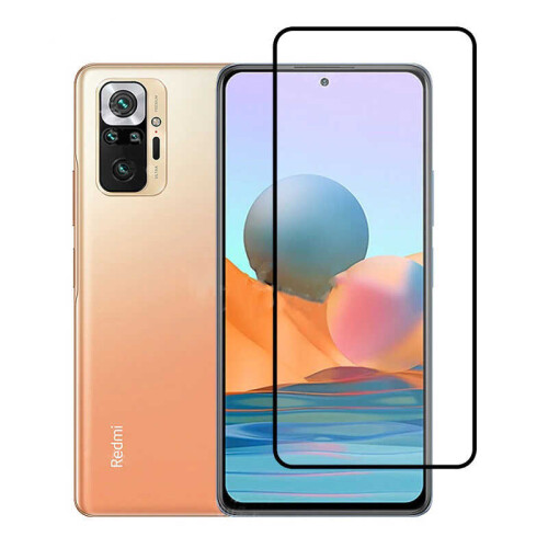 Xiaomi Redmi Note 10 Pro Zore Kenarları Kırılmaya Dayanıklı Cam Ekran Koruyucu - 1