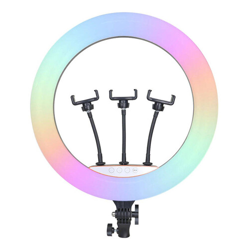 Zore RGB Light 56cm Işıklı Telefon Tutucu Ring Light - 2